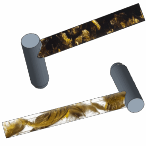 Serie D01 | B02 Drückerlochteil Türklinken Drückergarnitur