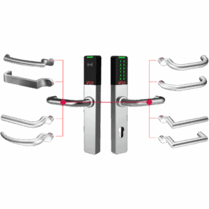 Serie B02 RF Schmall Klinken Drücker Modelle Rohrrahmen