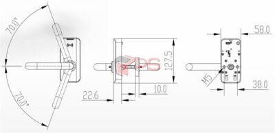 Mini RFID Türbeschlag Rosette Serie B02 Typ 050.jpg