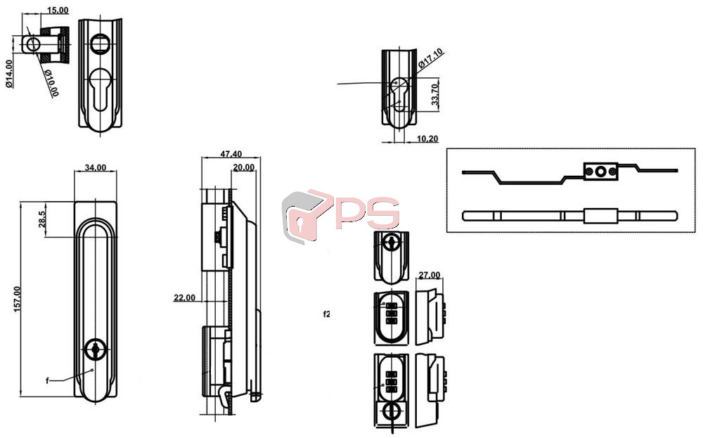 U-Getriebe-Hebel-mit-aktiv-Zylinder-Serie-B01-Typ-864-3-png